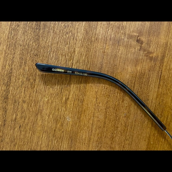 Gucci Aviator frame sunglasses Dark Silver - Picture 6 of 6